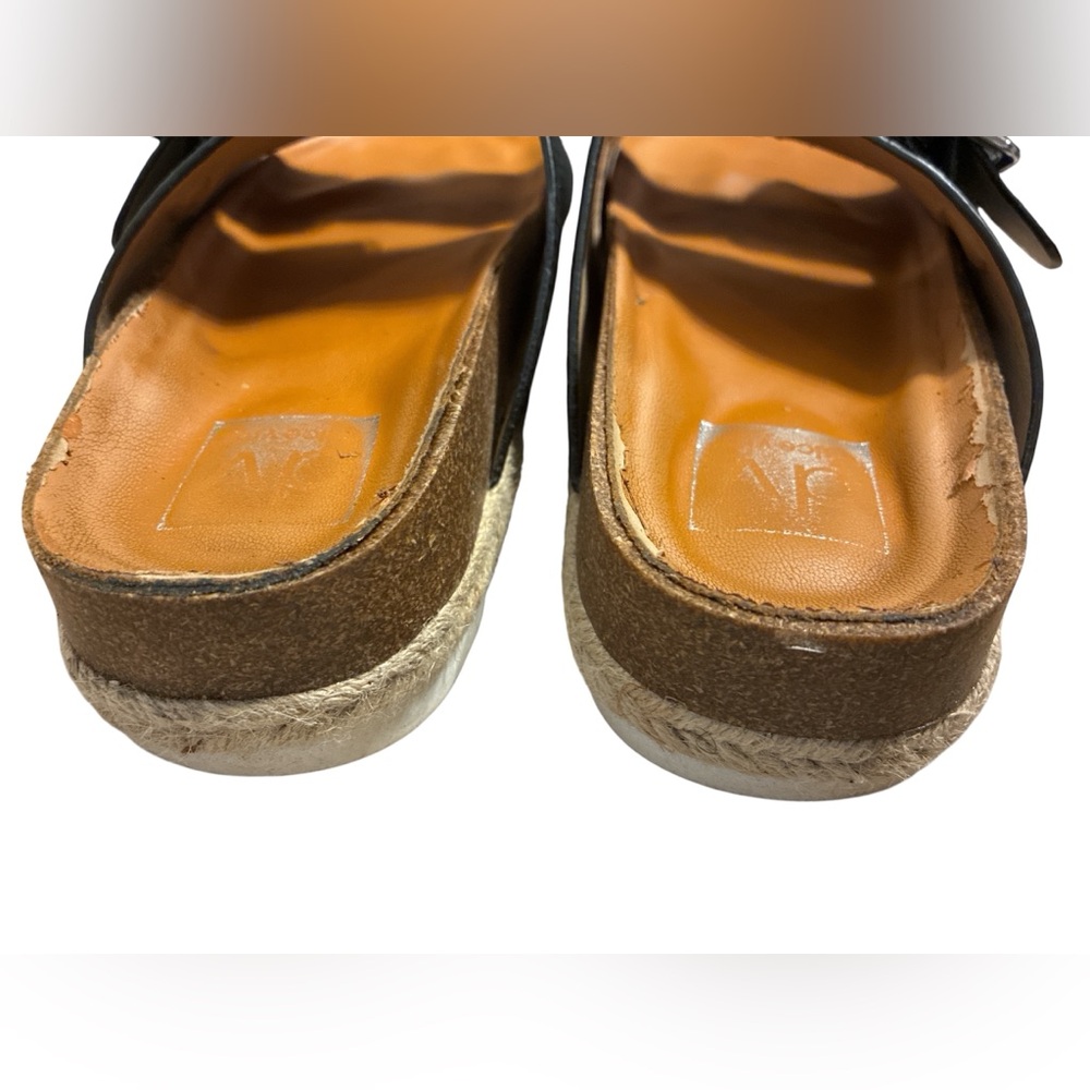 DV by Dolce Vita Carther Black Platform Double Buckle Sandals. Size 6. - Picture 8 of 13